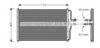 AVA QUALITY COOLING FD5299 Condenser, air conditioning
